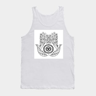 hamsa with love Tank Top